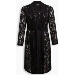 Torrid Black Lace Jacket Size 5x